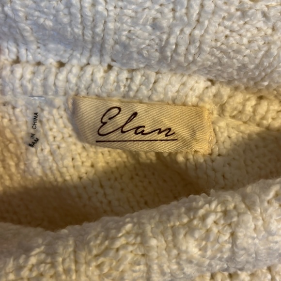 Elan Cream Long Sweater, One Size - Picture 4 of 4